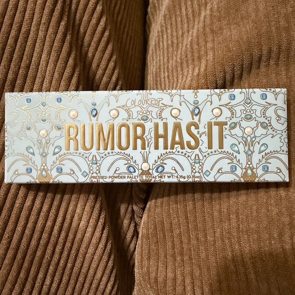 ColourPop “Rumor Has It” Pressed Powder Palette